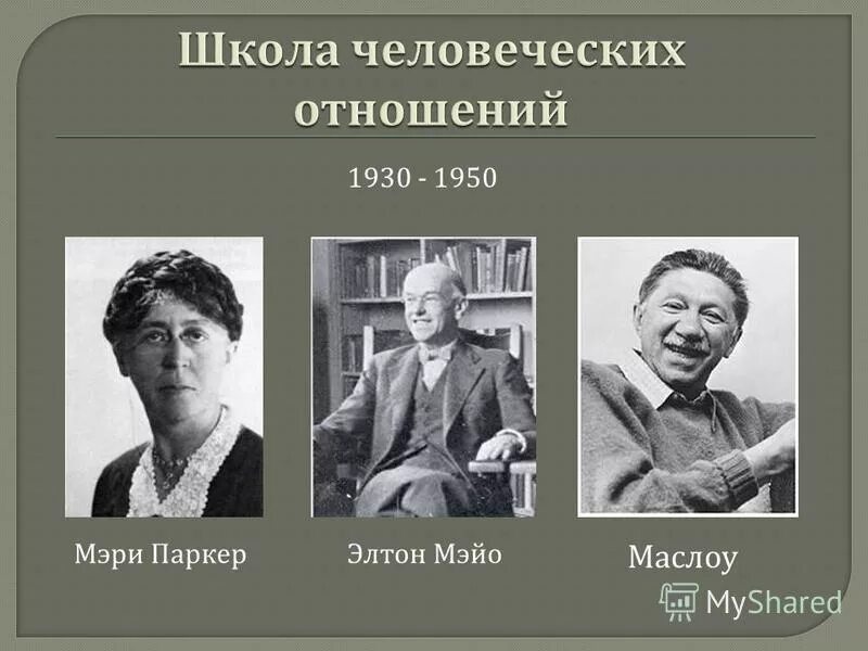 в рамках школы человеческих отношений были разработаны