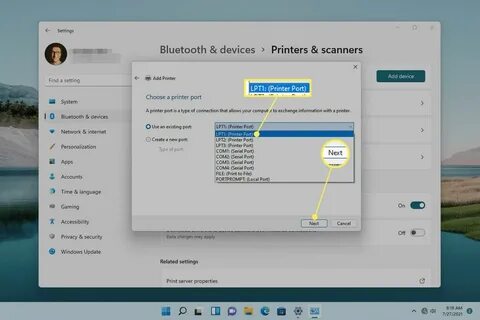 Принтеры windows 11