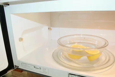 Как быстро отмыть микроволновку в домашних условиях?