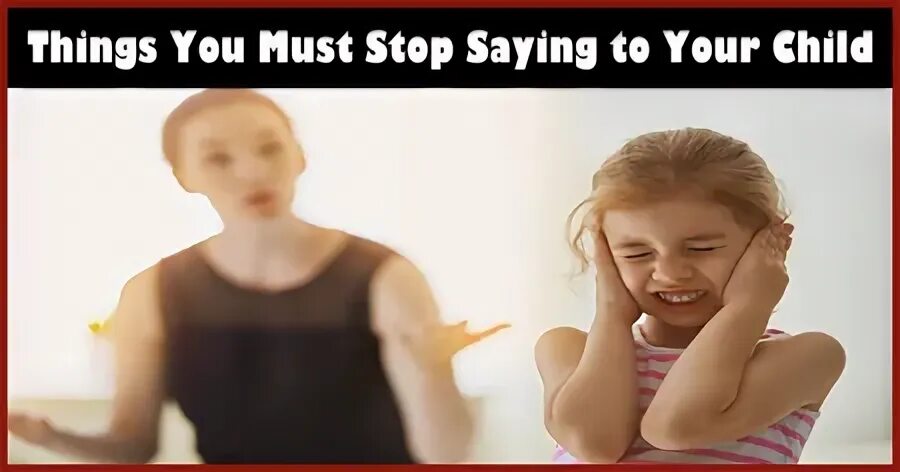 You must stop