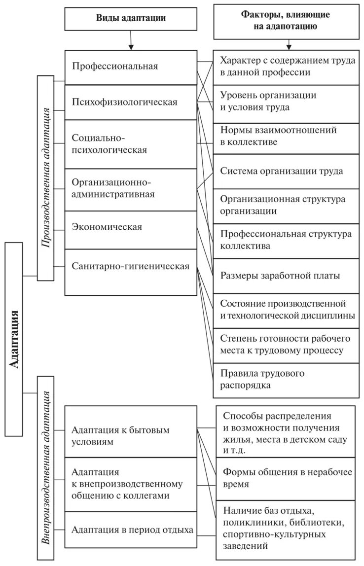 Адаптация характеристика и примеры. Понятие трудовой адаптации. Виды адаптации персонала. Виды адаптации персонала в организации таблица. Виды и формы трудовой адаптации.. Виды адаптации персонала схема.