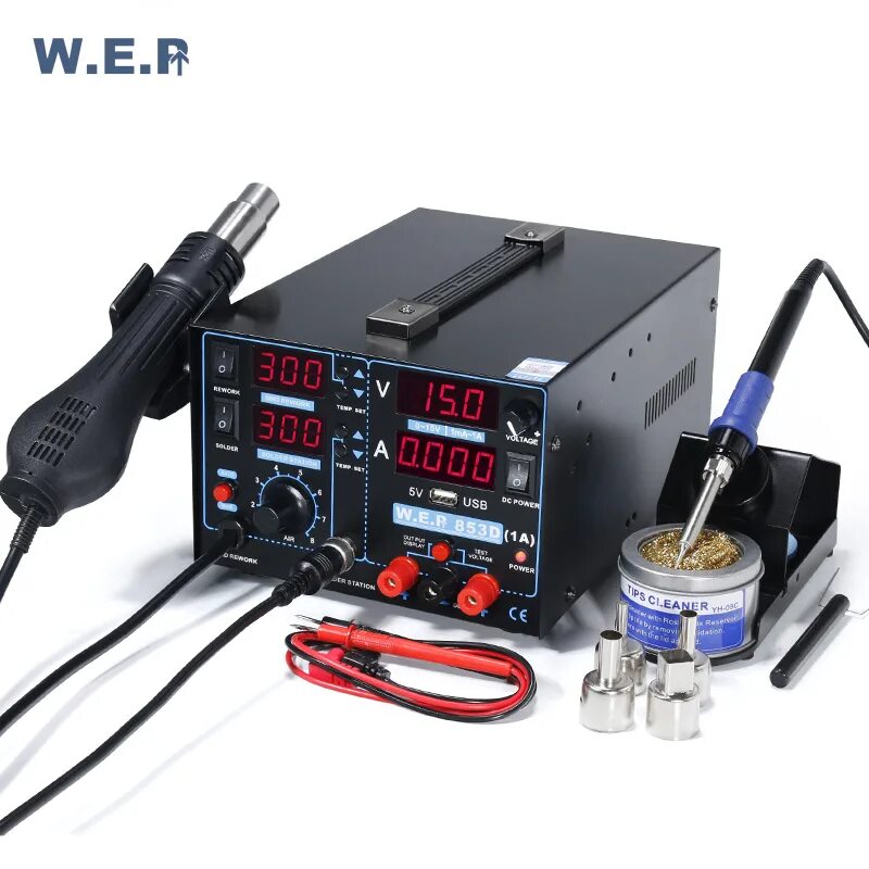 Element 853d. Wep 853d. профессиональная паяльная станция. термовоздушные паяльные станции. паяльная станция купить.