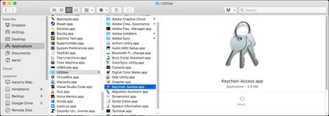 Key key mac os