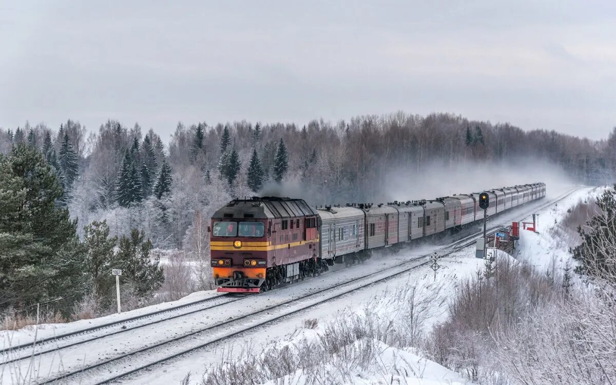 Поезд ТЭП-70 РЖД. Тэп70 зим. Тэп70 Коми. Тэп70 зима. Сайт северной ржд