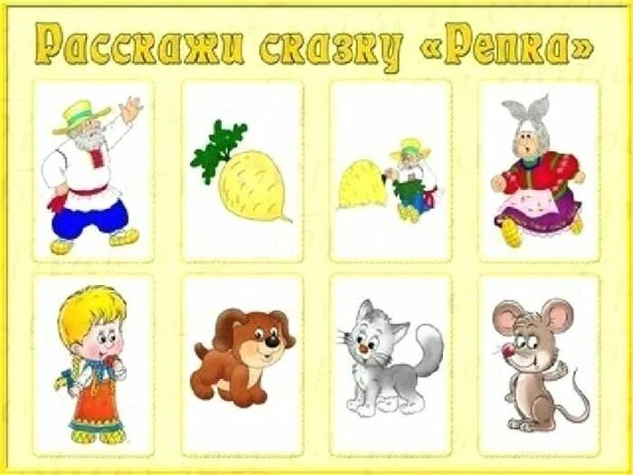 Дидактическая игра расскажи сказку