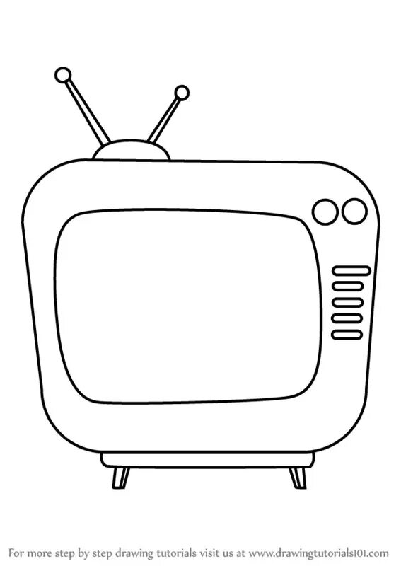 Самый простой телевизор. Раскраска телевизор. Телевизор раскраска для детей. Телевизор раскраска для малышей. Рисование телевизор.