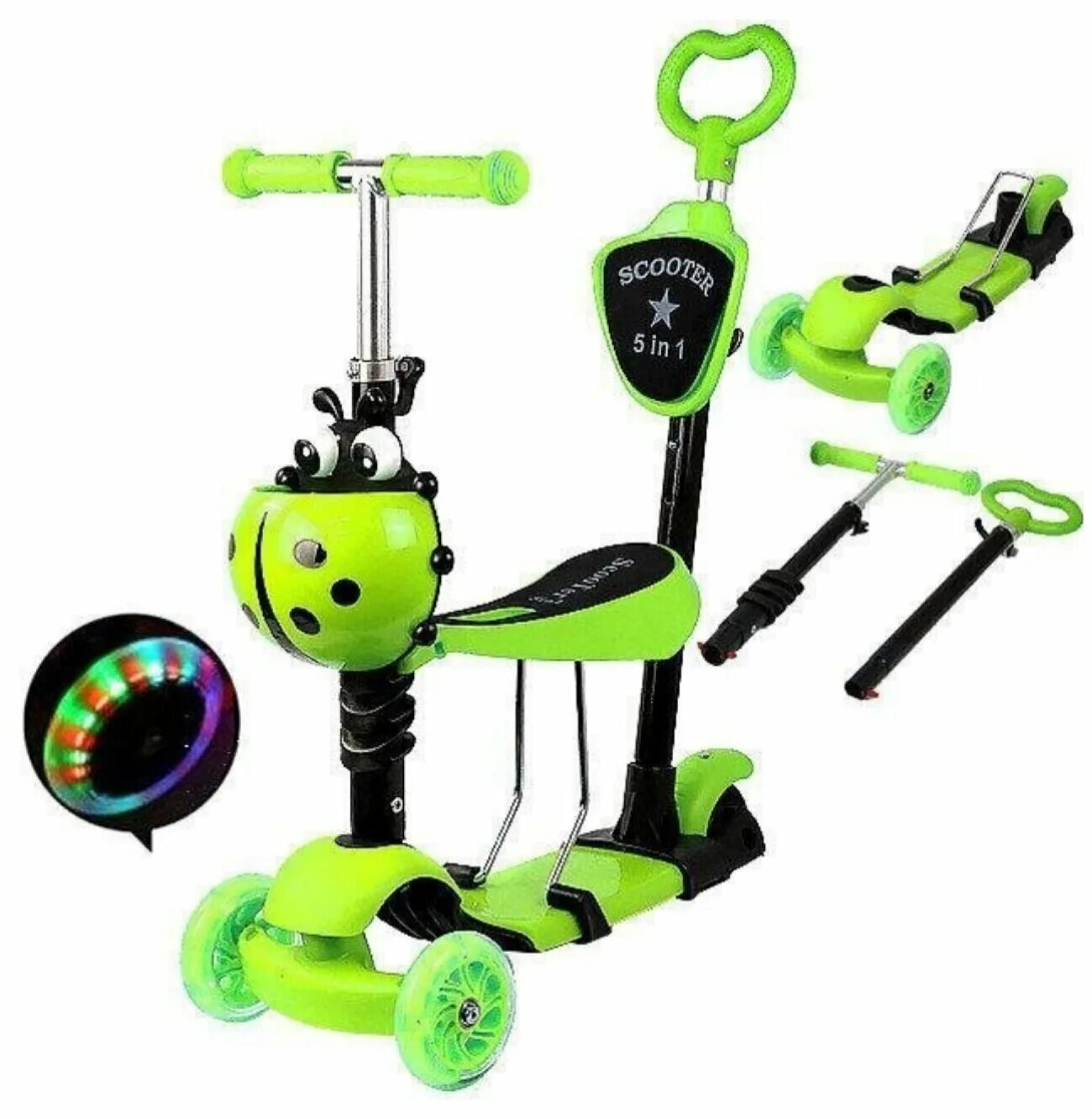 самокат 5 в 1 scooter. детский самокат 5 в 1 божья коровка. Sk-042 5 в 1. самокат 5 в 1 scooter. самокат scooter 3 в 1 божья коровка.