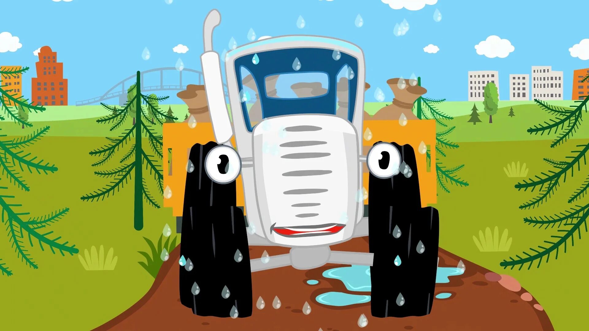 Синий трактор грязь. Синий трактор. Грязный синий трактор. Едет трактор грязный трактор. Синий трактор для малышей.