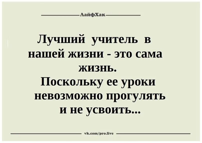 Жизнь лучший учитель. Смешные цитаты про опыт. Лучший учитель в нашей жизни сама жизнь. Уроки жизни. Вынести жизненный урок