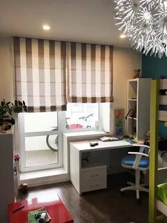 Детская с окном и балконом