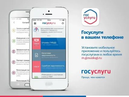 Есть ли госуслуги на телефон