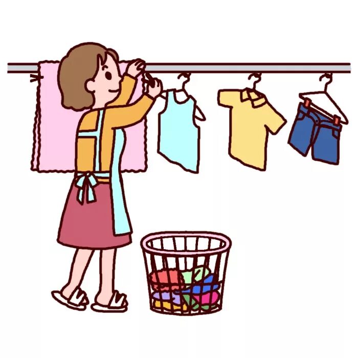 вешает плакат. сушилка для белья. вешать развешивать. вешать белье. вешать и весить.