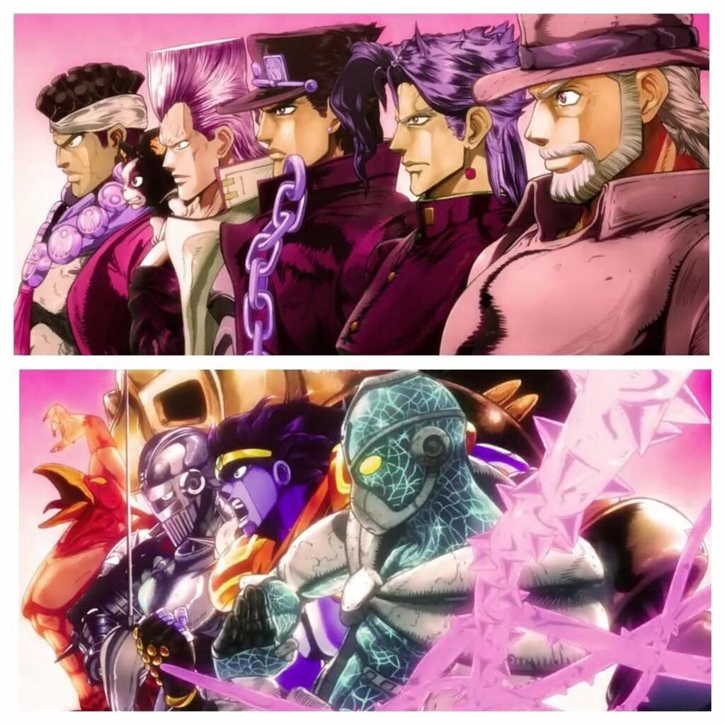 Джоджо Stardust Crusaders.