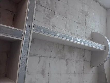 Полки из профиля для гипсокартона