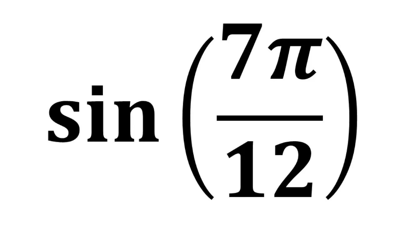 Sin 7 п 3. Sin пи12. tg pi12. синус 7pi. pi12.