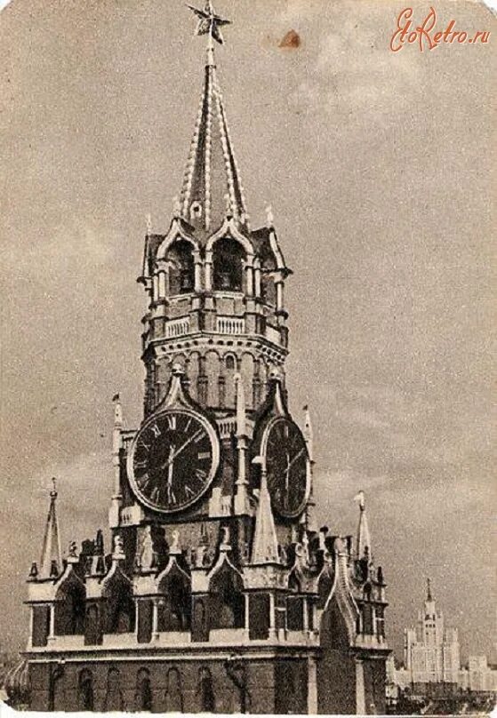 Часы на спасской башне галовей