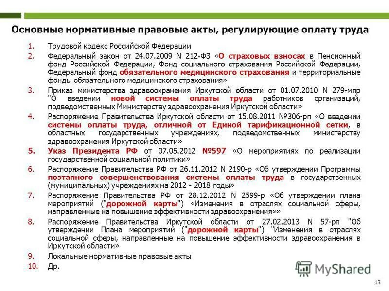 Основные нормативно-правовые акты по охране труда. Нормативная документация охрана труда. Регулирование оплаты труда. Внесение изменений в т. Гос нормативные требования охраны труда.