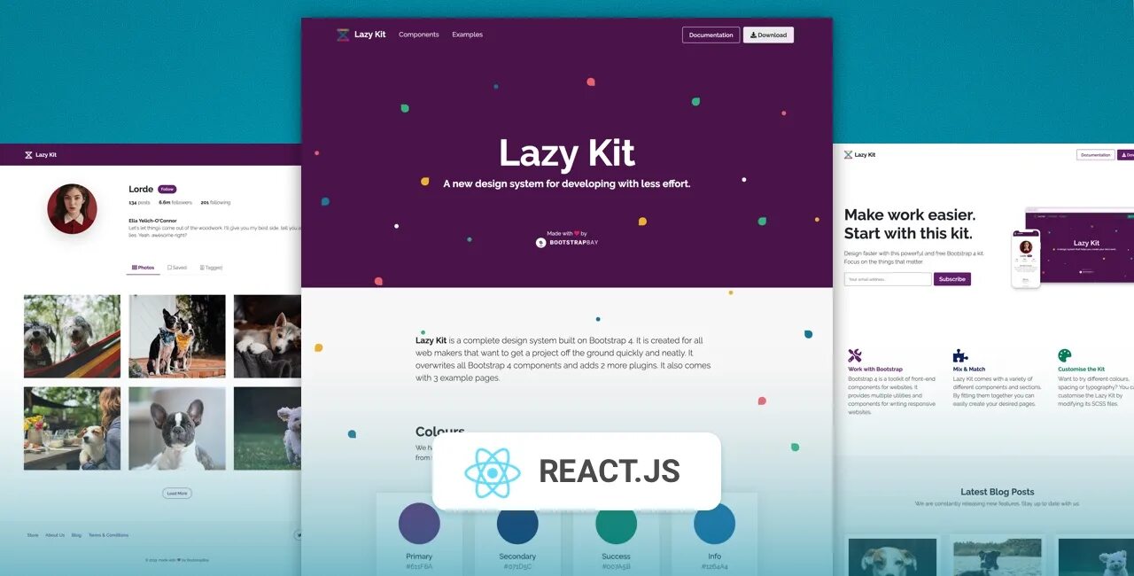 Сайты на реакте. React Design. Шаблоны на React js. React Bootstrap. React js пример дизайна.