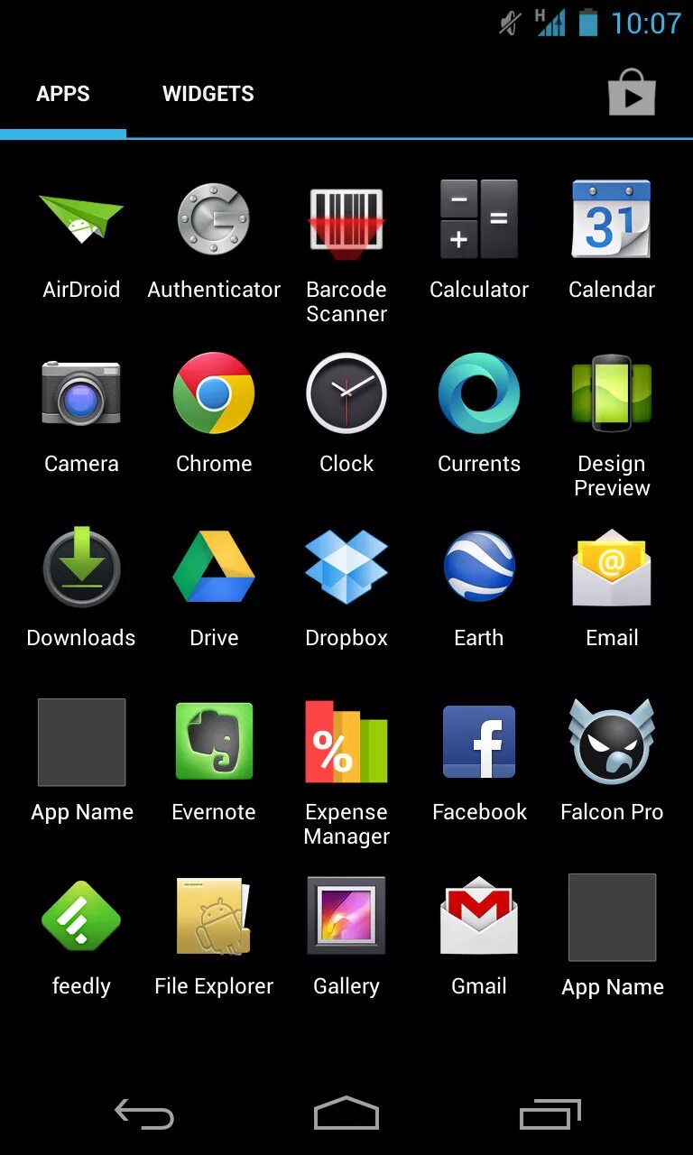Android интерфейсы