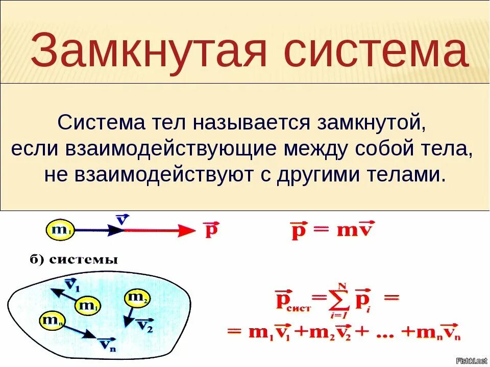 В какую систему входит физика. Замкнутая система физика формула. Определение замкнутой системы. Замкнутая система. Замкнутая система тел.