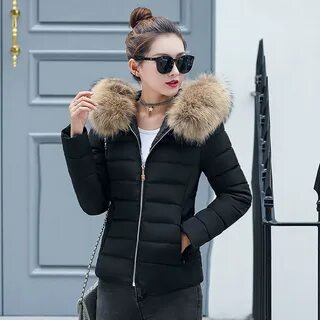 Куртки зимние женские короткие черные
