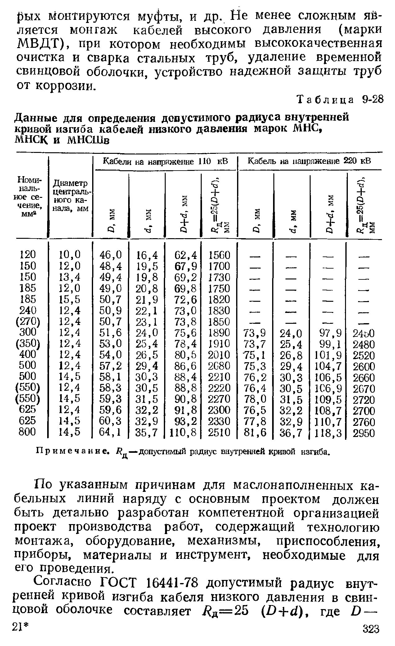 Допустимый радиус изгиба кабеля. Минимальный радиус загиба кабеля. Радиус внутренней Кривой изгиба кабеля. Допустимые радиусы изгиба кабелей таблица.