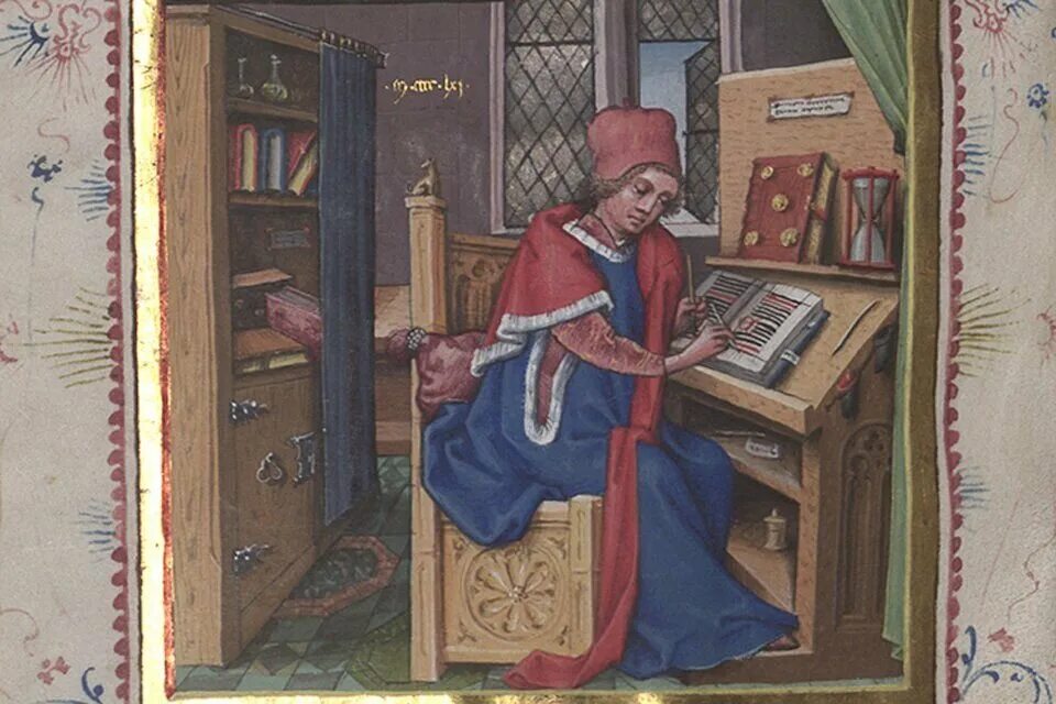 Средневековый монах-хронист миниатюра. Средневековый монах-хронист миниатюра. Хронист. Хронист. Картина средневековый хронист.