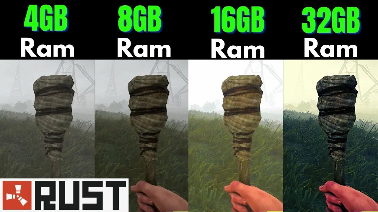 Rust memory. 16 ram vs 32. rust mems. your computer appears to have less than 10 gb of ram раст.