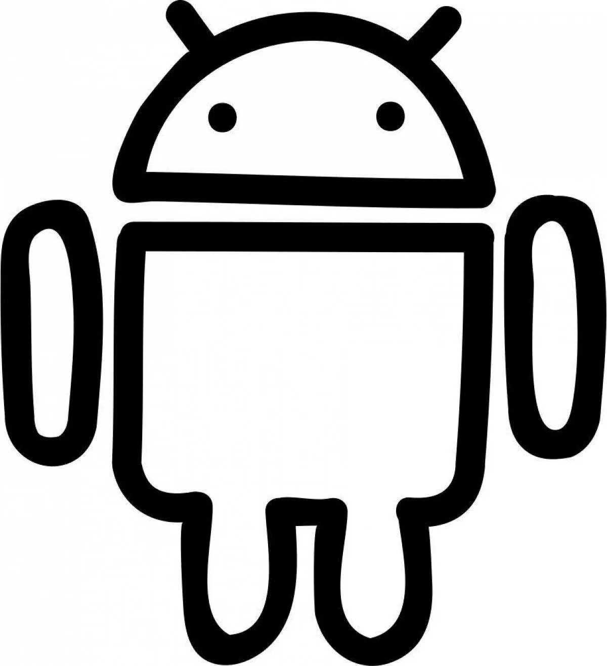 Сделать андроид чб. Иконка андроид. андроид раскраска. значок android. логотип андроид раскраска.