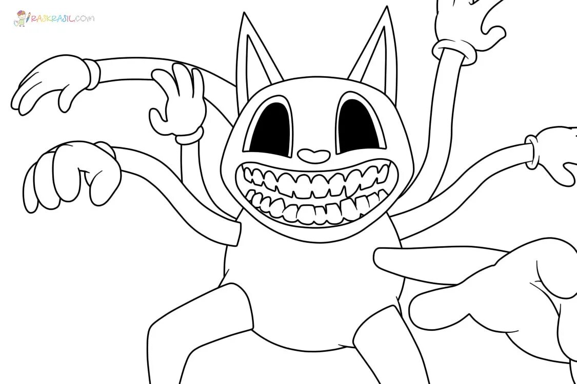 Раскраски кетнеп распечатать бесплатно 34 CatNap Coloring Pages  in 2024 Cute coloring pages, Co