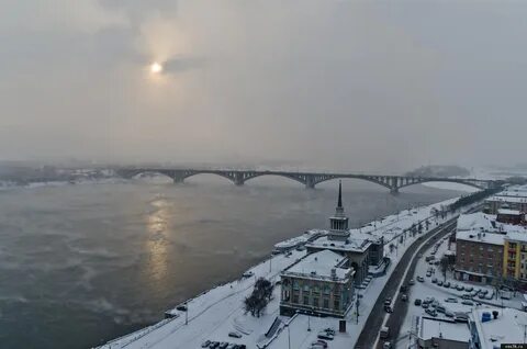 Красноярск зимой