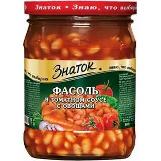 Фасоль с овощами в томатном