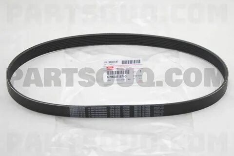 8980031870 Isuzu BELT; COOLING F Price: 17.75$, Weight: 0.1kg.