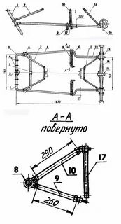 Чертеж самодельного квадроцикла