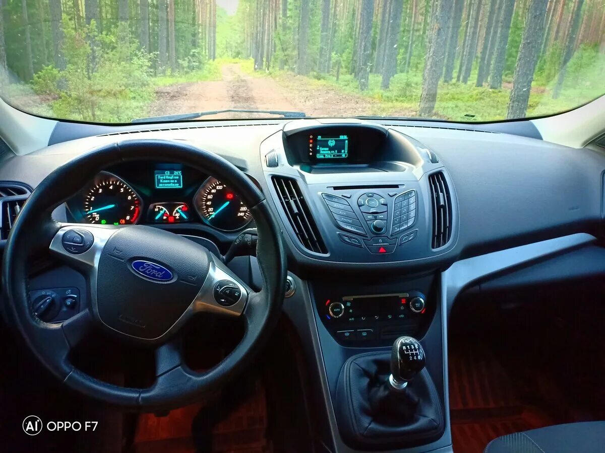 Ford Kuga 1.6 МТ, 2014. Букет цветов и Форд Куга.