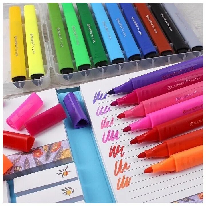 фломастеры 18цв. фломастеры трехгранные. Darvish фломастеры 24 цвета. фломастеры трехгранные. фломастер 18цв трехгранная мазари.