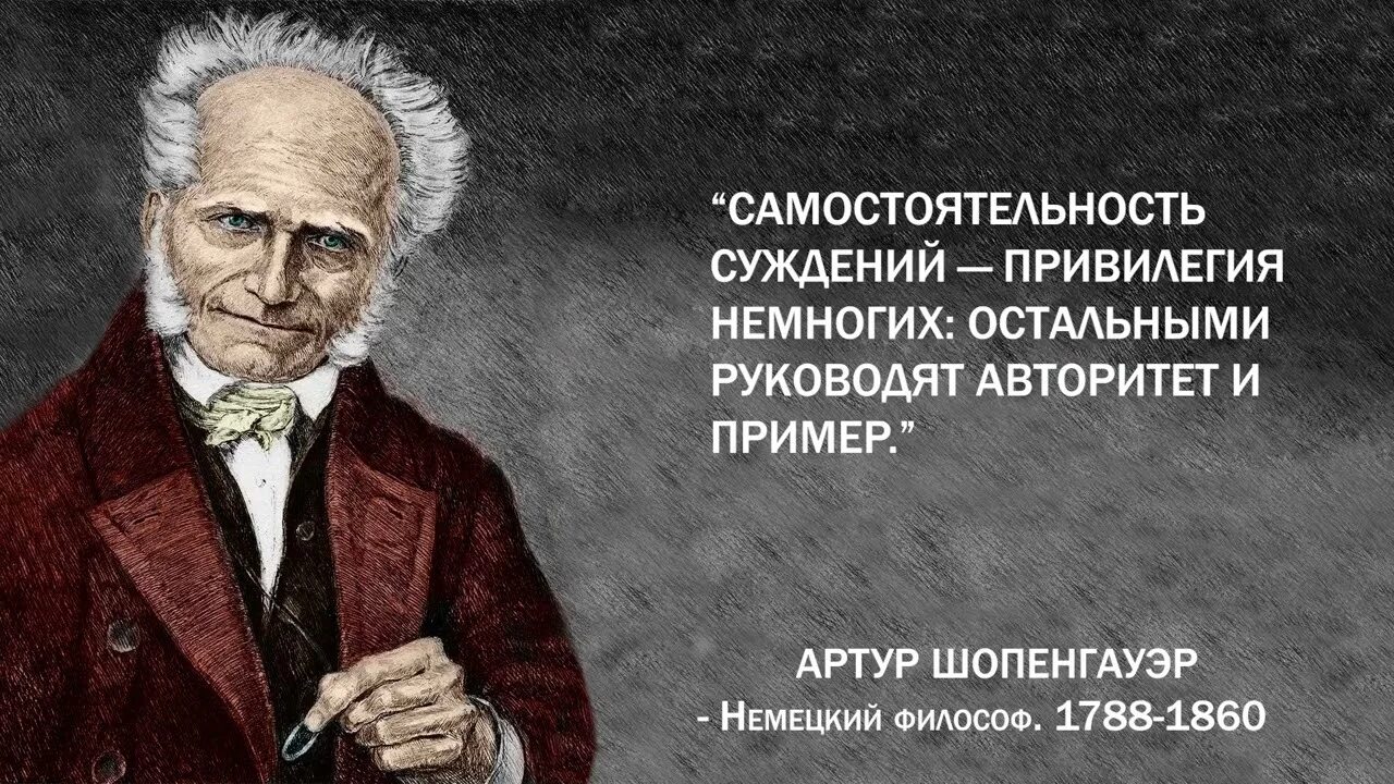 Шопенгауэр о жизни