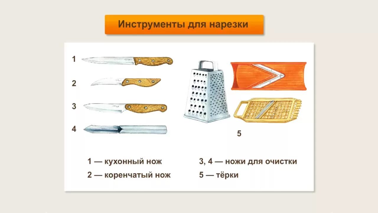 Какие приспособления используют при нарезке овощей. Механическая кулинарная обработка овощей 5 класс технология. технология механической обработки овощей 5 класс технология. инструменты для механической обработки овощей. инструменты для механической кулинарной обработке овощей.