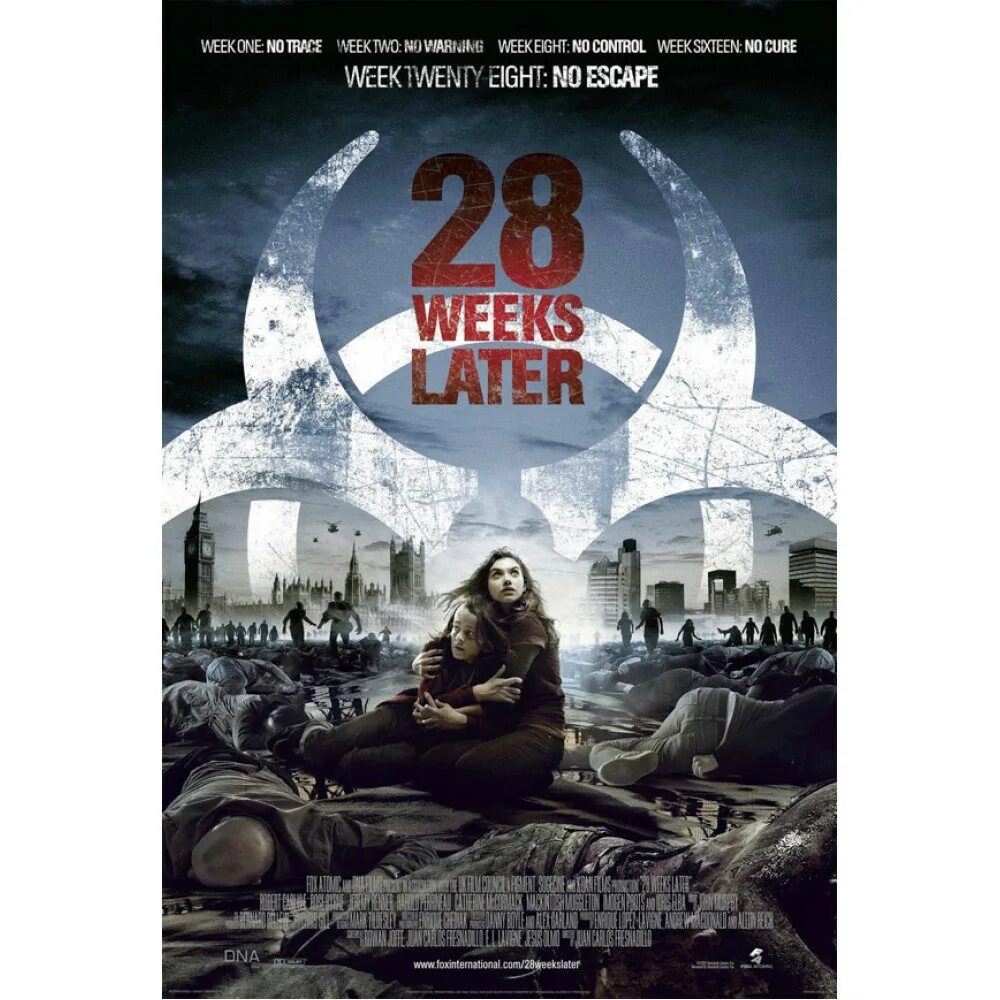 28 Недель спустя 28 weeks later 2007. 6 недель спустя