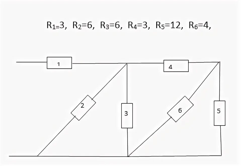 Найдите общее сопротивление цепи рис 2