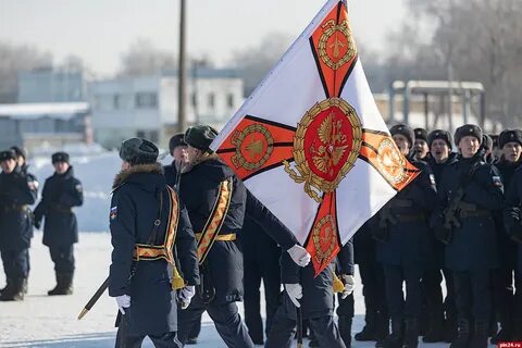 Вручение знамени