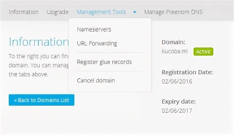 Name info url. Name info url