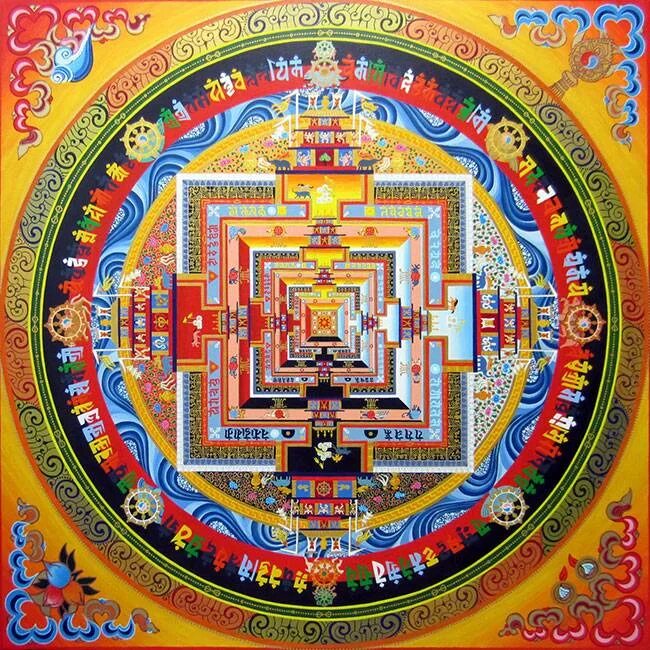 Лучшие мантры. Круг Мандала Калачакра. Тибетская Мандала Калачакра. Буддийские Kalachakra Мандала. Тибетская икона Калачакра.