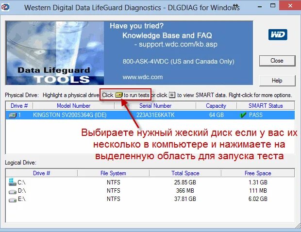 Wd жесткий диск программа. Data lifeguard diagnostic. утилита wd для hdd. western digital data lifeguard diagnostics. восстановление диска из под dos.