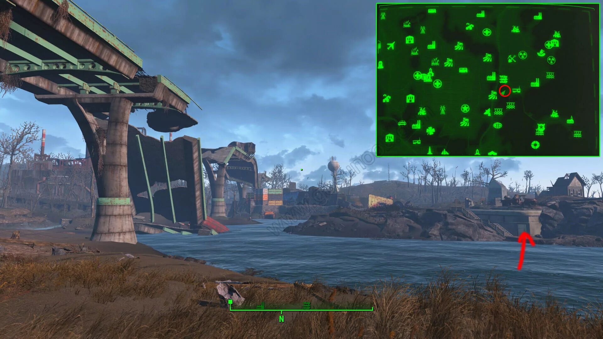 Fallout 4 станция оверленд. Фоллаут 4 насосная станция. Насосная станция фоллаут 4. Фоллаут 4 насосная станция. Фоллаут 4 ядерный блок.