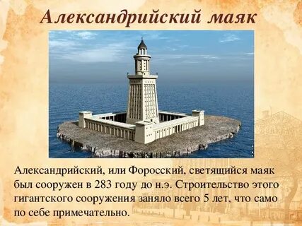Александрийский маяк где