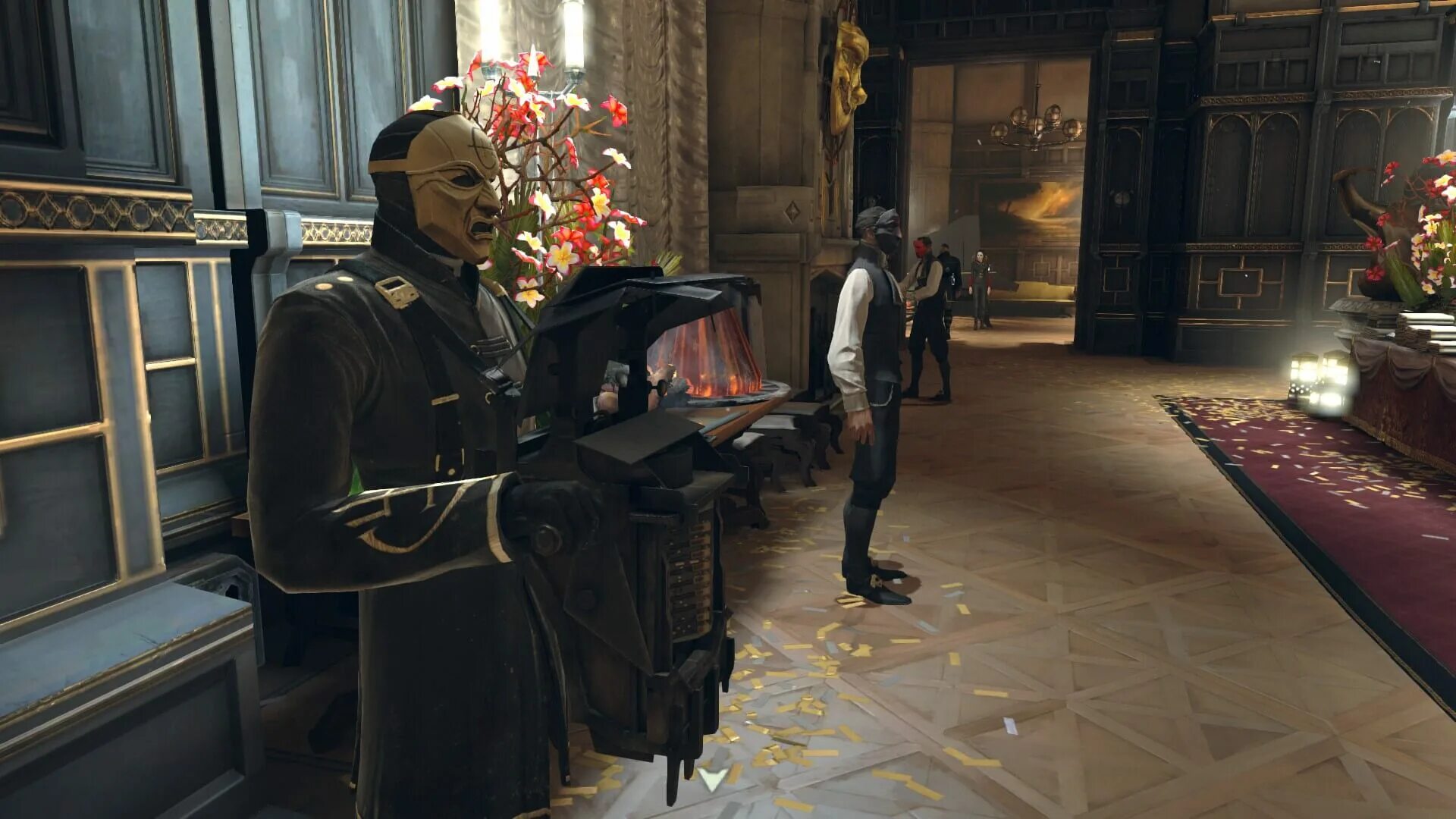 Смотритель. Маска dishonored overseer. dishonored смотритель с шарманкой. аббатство dishonored 2. dishonored 2 смотрители.