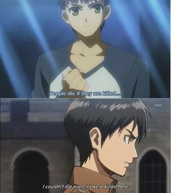 If they. People die when they are Killed. Shirou people die. People die when they are Killed Fate. People die Fate.