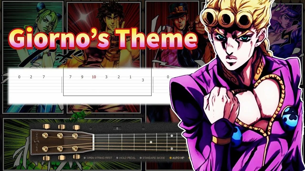 Giorno Giovanna Theme табы. Тема Джорно Джованна табы. Giorno Giovanna Theme на гитаре. Джорно Джованна на гитаре. Giorno s theme