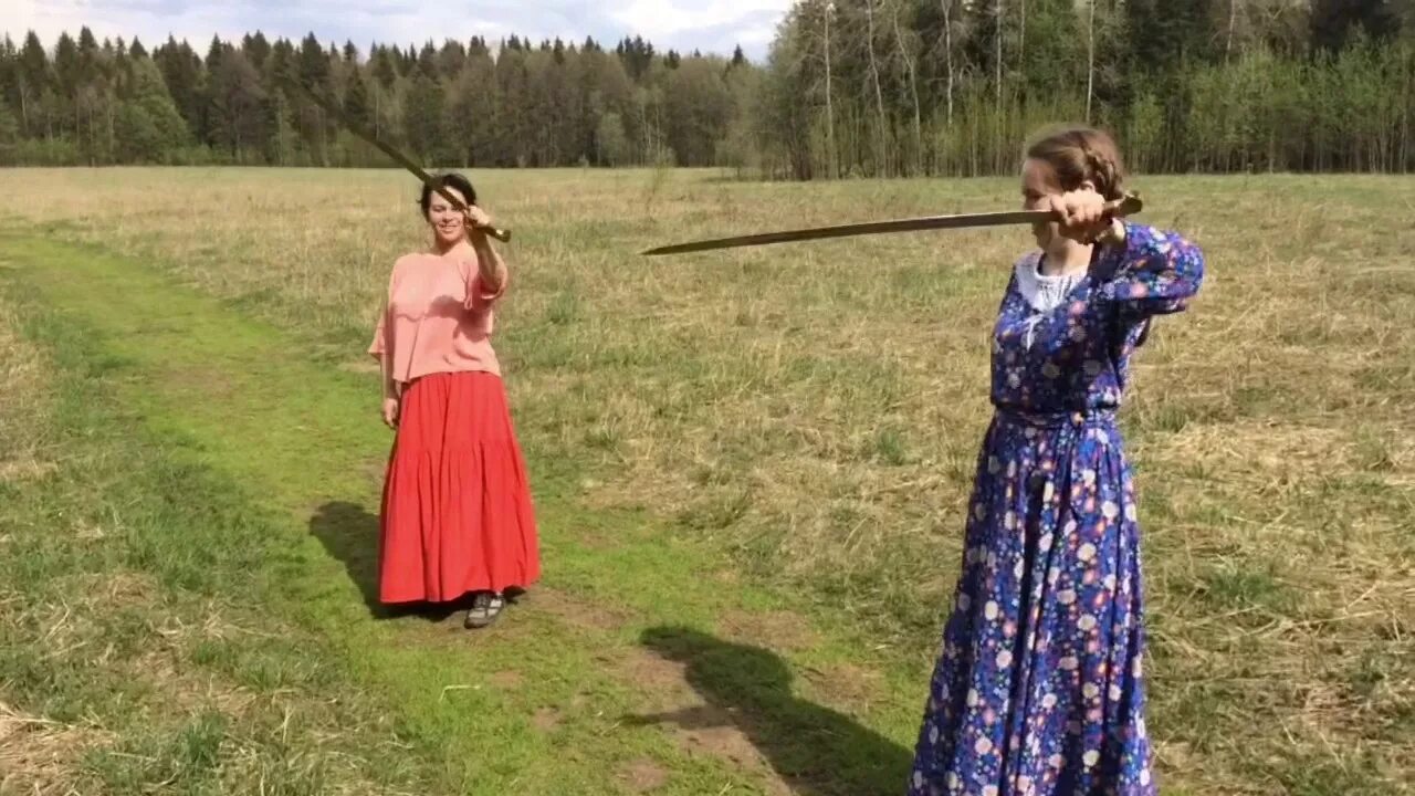 Видео фланкировки девушек